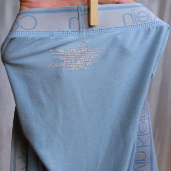 Calvin Klein Periwinkle Blue Boxer Trunk Elastic Waistband Underwear Shorts XL - Picture 9 of 9